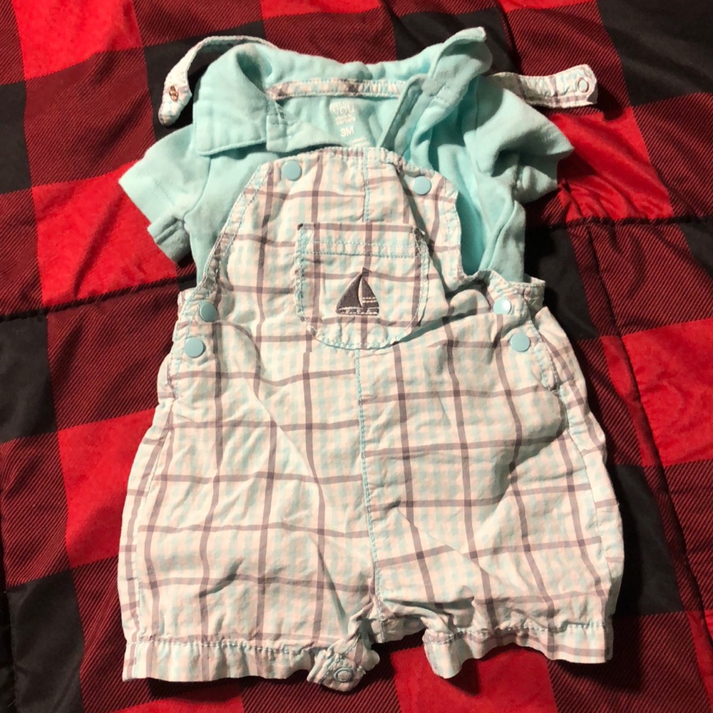 Baby boys 3m overalls